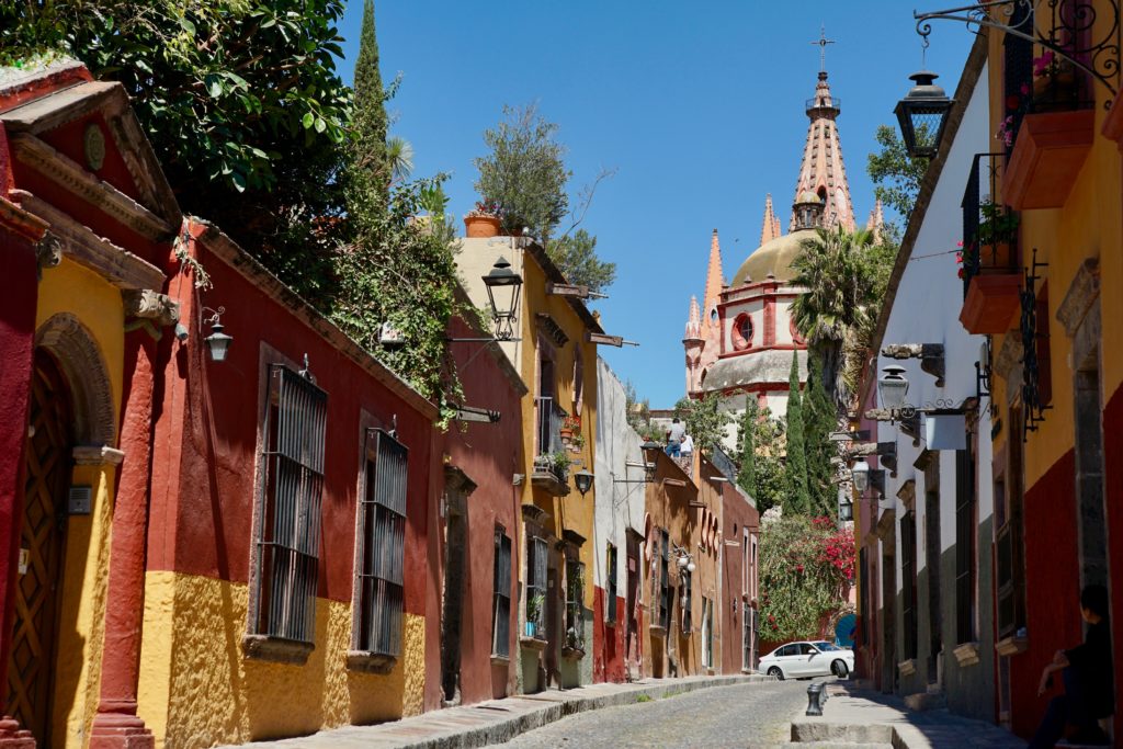 Street in San Miguel de Allende - Weekend Getaway, Girls Weekend, Wellness Retreat, Corporate Retreat, Mexico Adventure